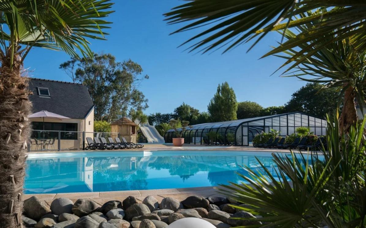 Mobil-Home 6 Personnes - Bretagne - Piscine - Plage 트레건크 외부 사진